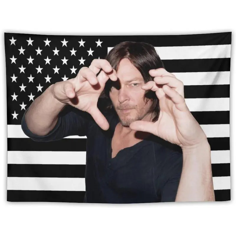 Home Decor Usa - VIKAMA Daryl Dixon Permadani Bendera Amerika