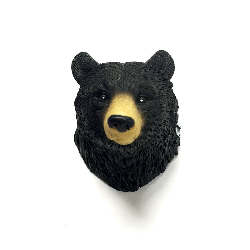 Home Decor Usa - Magnet Kulkas Resin 3D Kepala Beruang