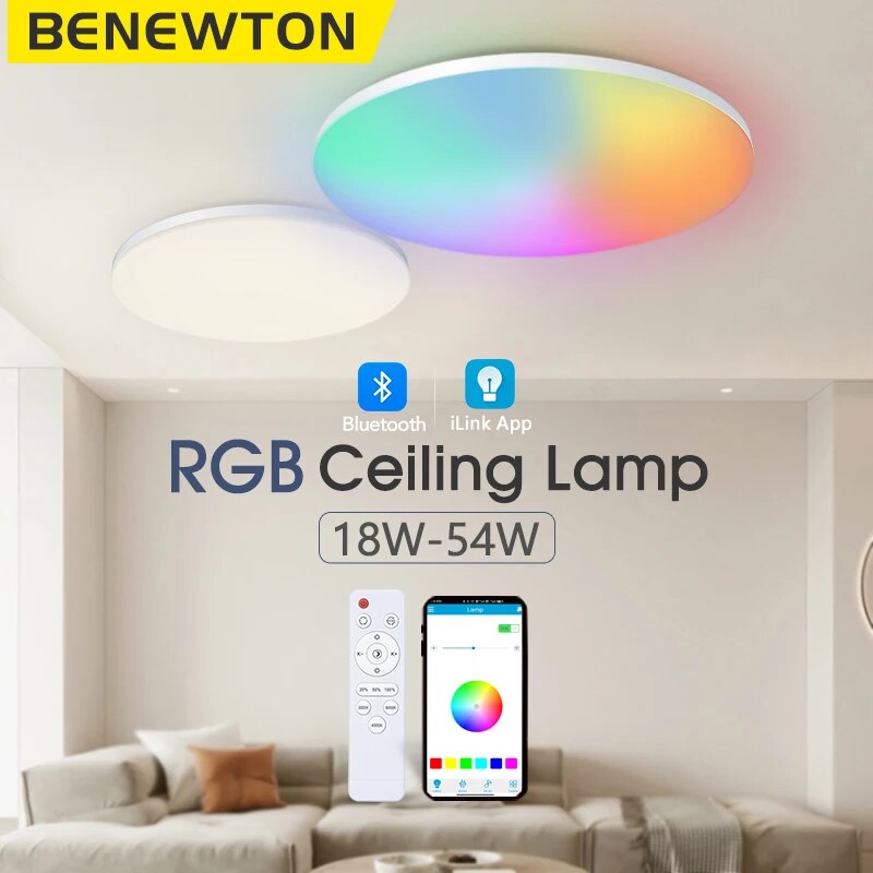 Home Decor App Free - BENEWTON lampu langit-langit pintar, lampu suasana