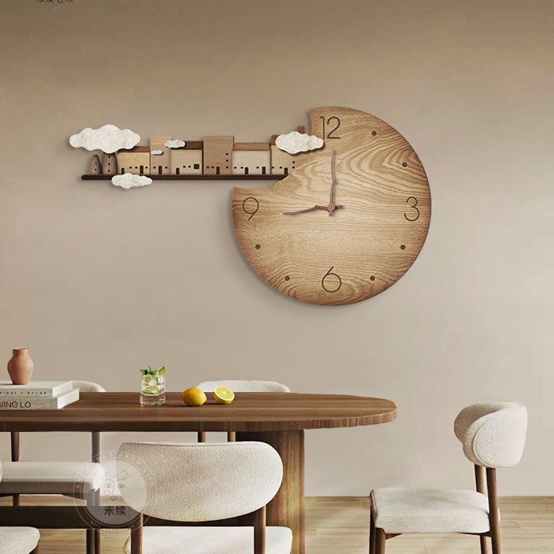 Home Decor Japandi Style - Jam Dinding Senyap Gaya Japandi dengan