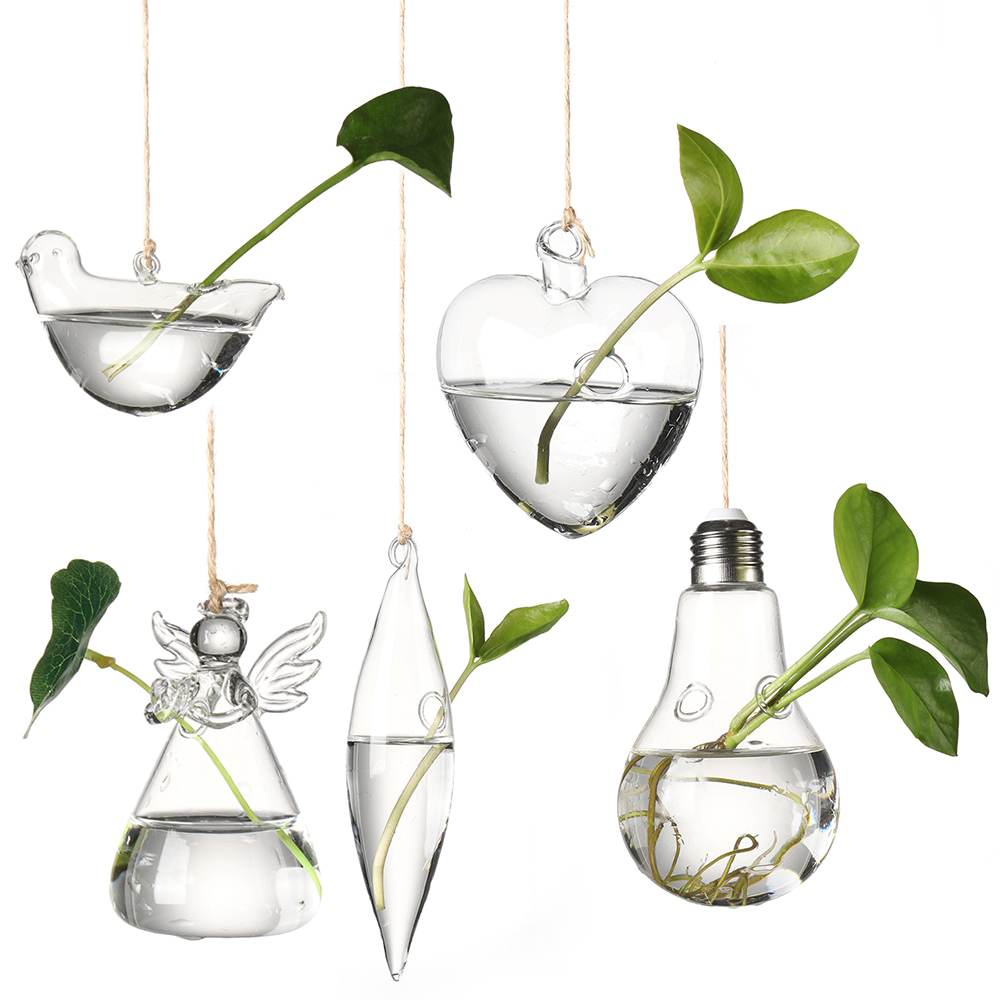 Terrarium Glass Bottle - Vas Kaca Gantung Kreatif Vas Tanaman