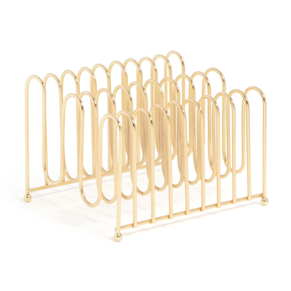 Home Decor Organizer - Organizer Meja Kawat Bengkok, Tempat Surat,