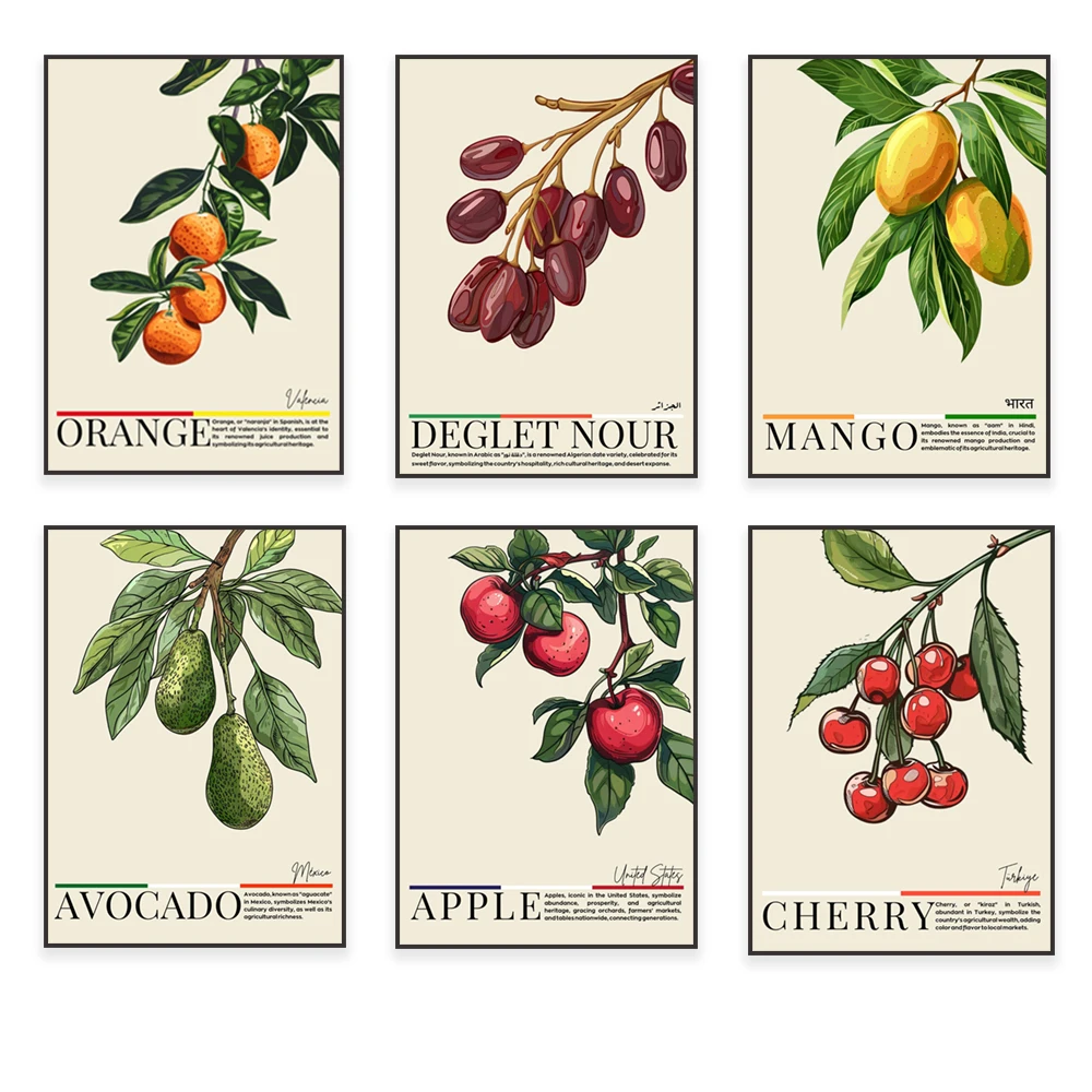 Home Decor Usa - Poster Dapur, Aljazair, Turki, Amerika Serikat,