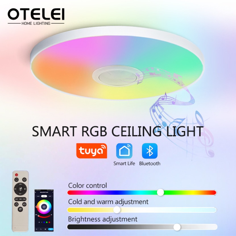 Home Decor App Free - Lampu plafon musik pintar TUYA, lampu