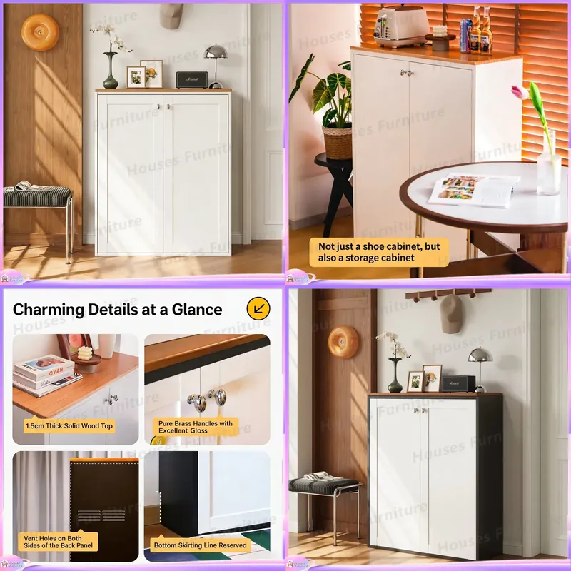 Home Decor Organizer - Lemari Sepatu Modern dengan Rak yang