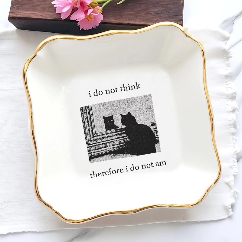 Ceramic Trinket Dish - 1pc Saya Tidak Mengira Saya Lucu,