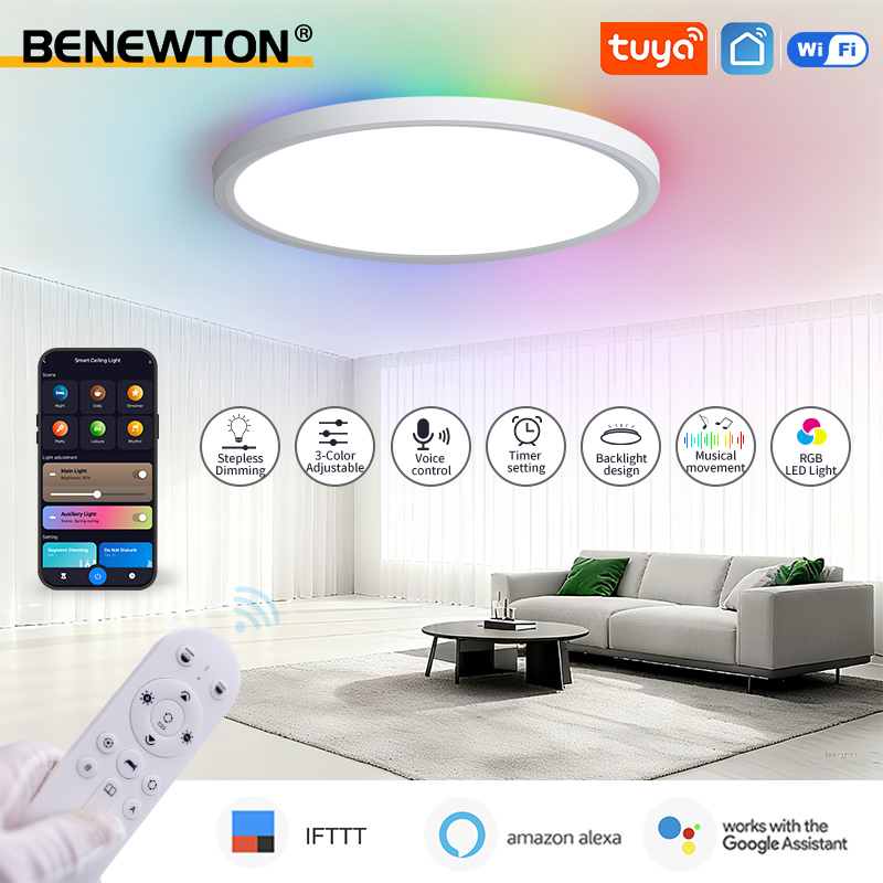 Home Decor App Free - BENEWTON Tuya Lampu Langit-langit WiFi Pintar