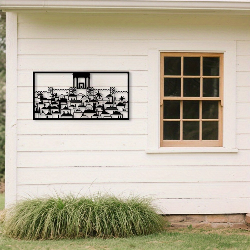 Home Decor You - CIFBUY Seni Dinding Logam Patung Mural