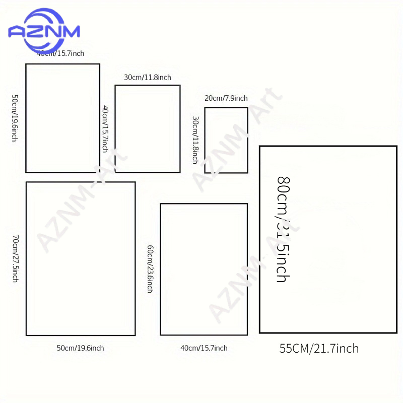 1/2Pcs Set Seni Dinding Modern - Home Decor Minimal ulasan dan harga