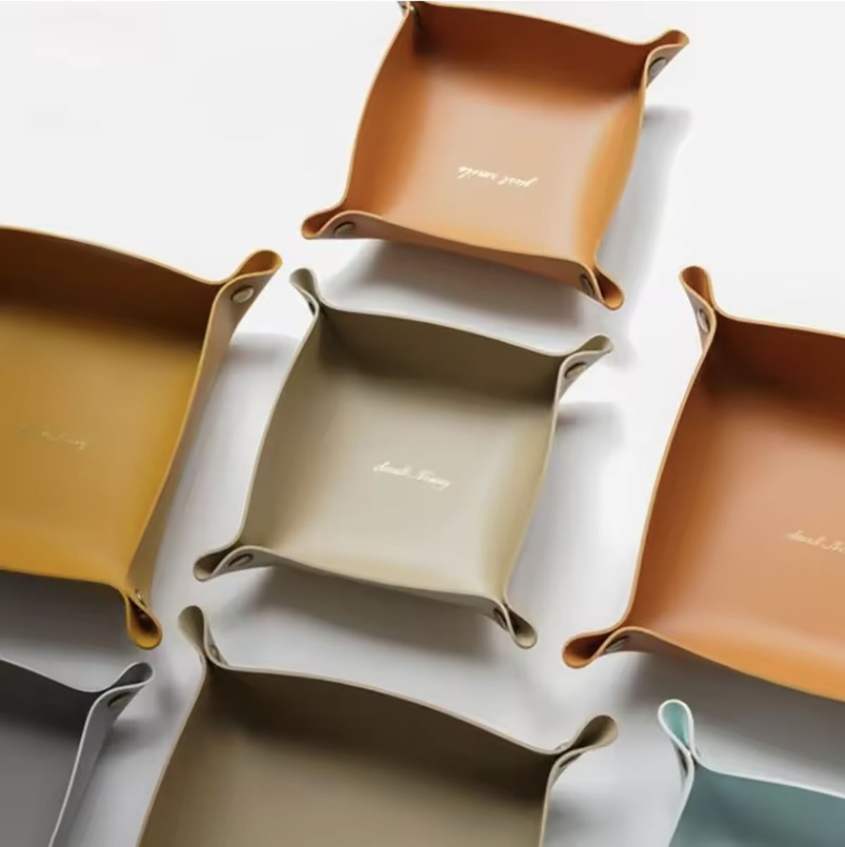 Baki Penyimpanan Kulit Gaya No - Home Decor Organizer ulasan dan harga