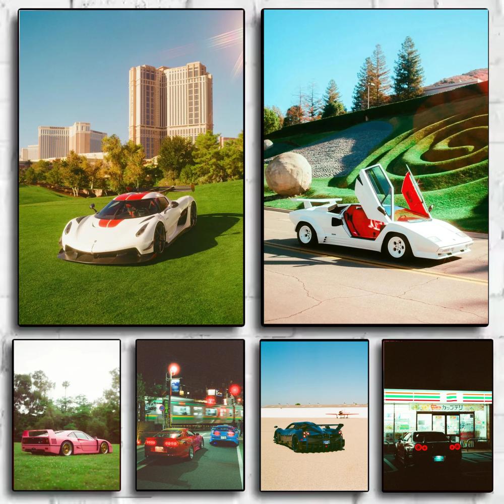 Poster Mobil Mewah Chazzydawg  - Home Decor Japandi Style ulasan dan harga