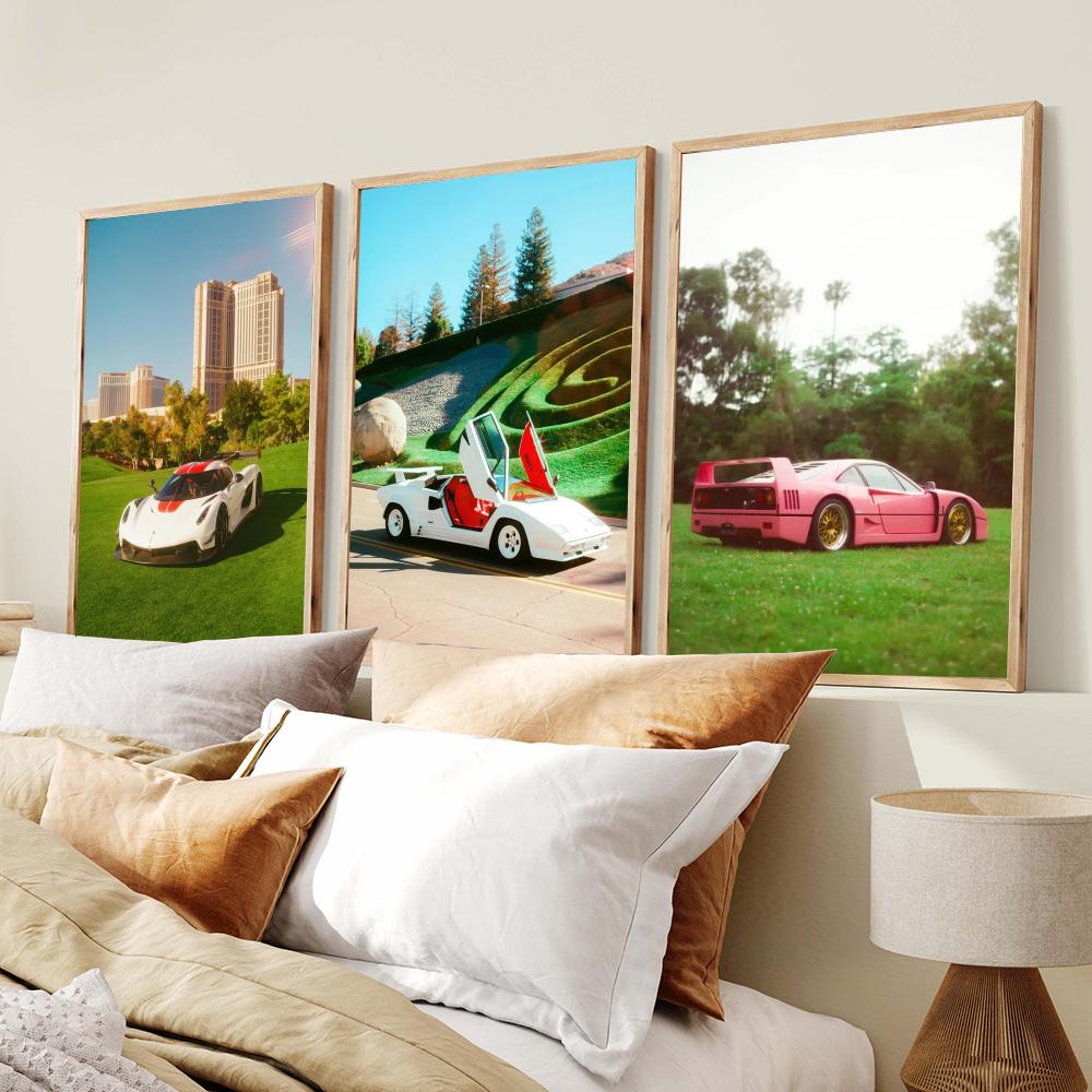 Poster Mobil Mewah Chazzydawg  - Home Decor Japandi Style ulasan dan harga