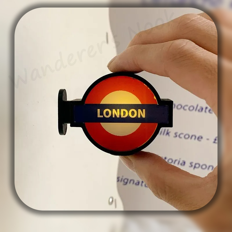Magnet Kulkas Lampu LED London - Home Decor London ulasan dan harga