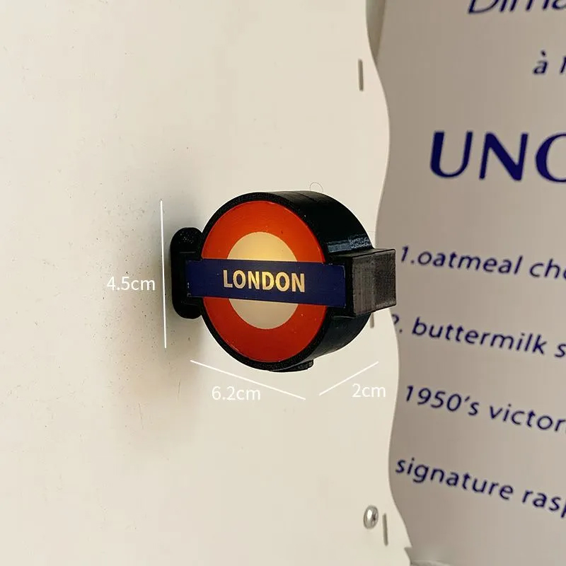Magnet Kulkas Lampu LED London - Home Decor London ulasan dan harga