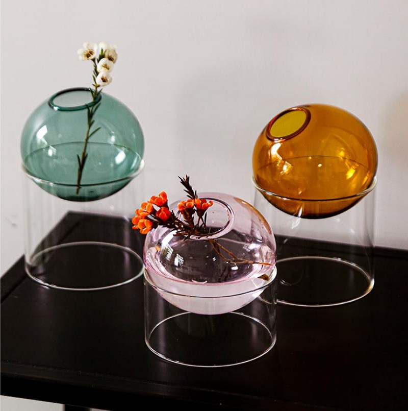 Vas Bunga Bulat Mini Wadah Hid - Terrarium Glass Bottle ulasan dan harga