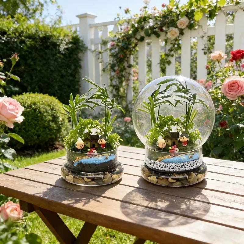 Botol Kaca Terarium Bulat 2in1 - Terrarium Glass Bottle ulasan dan harga