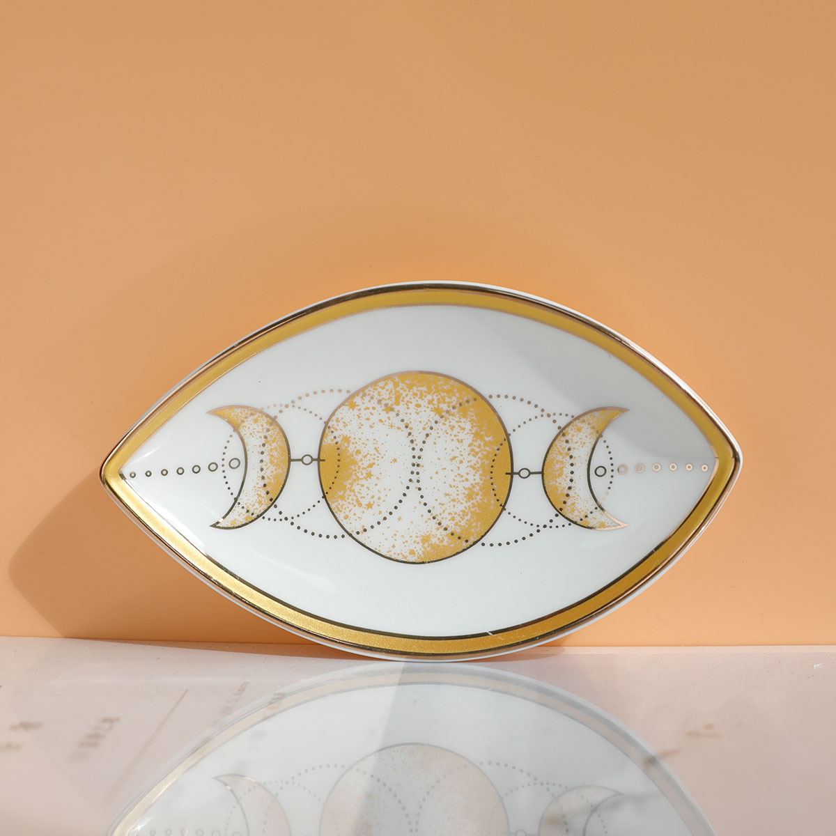 Perhiasan piring cincin piring - Ceramic Trinket Dish ulasan dan harga