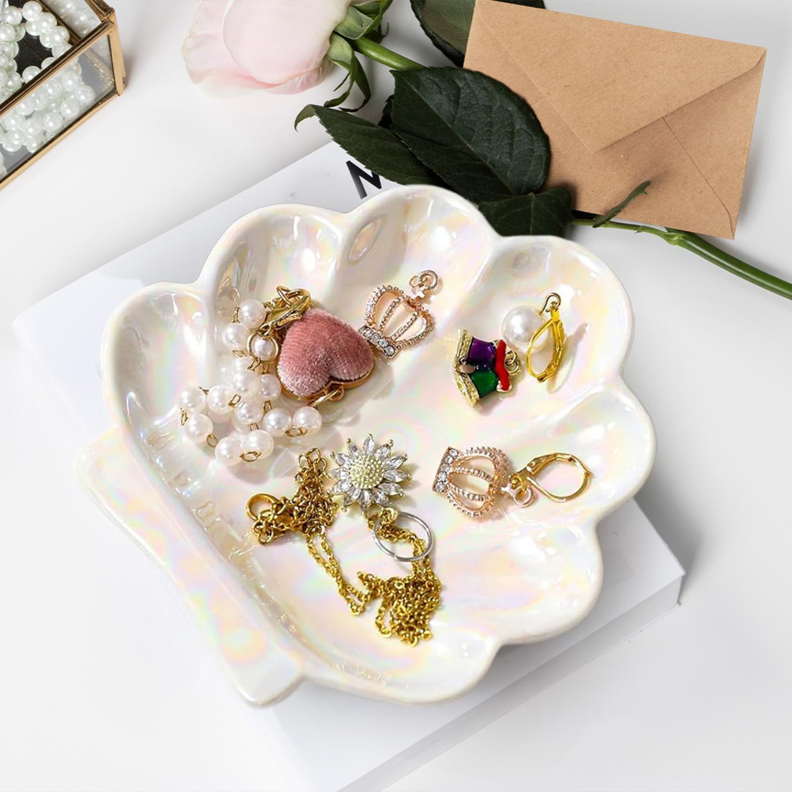Shell Perhiasan Piring Perhias - Ceramic Trinket Dish ulasan dan harga