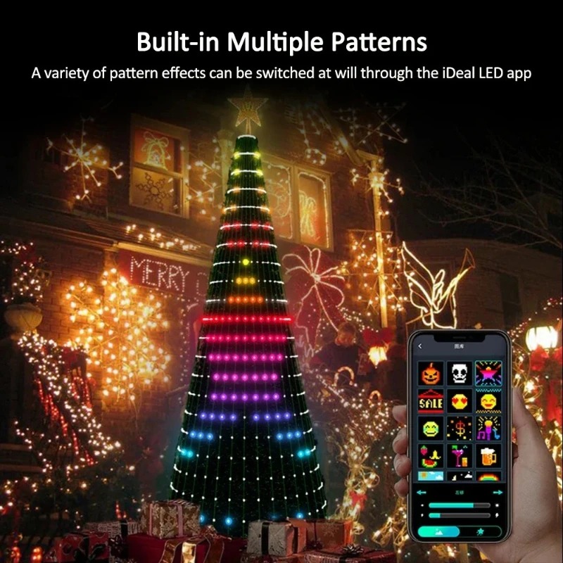 Lampu Pohon Bintang Natal RGB  - Home Decor App Free ulasan dan harga