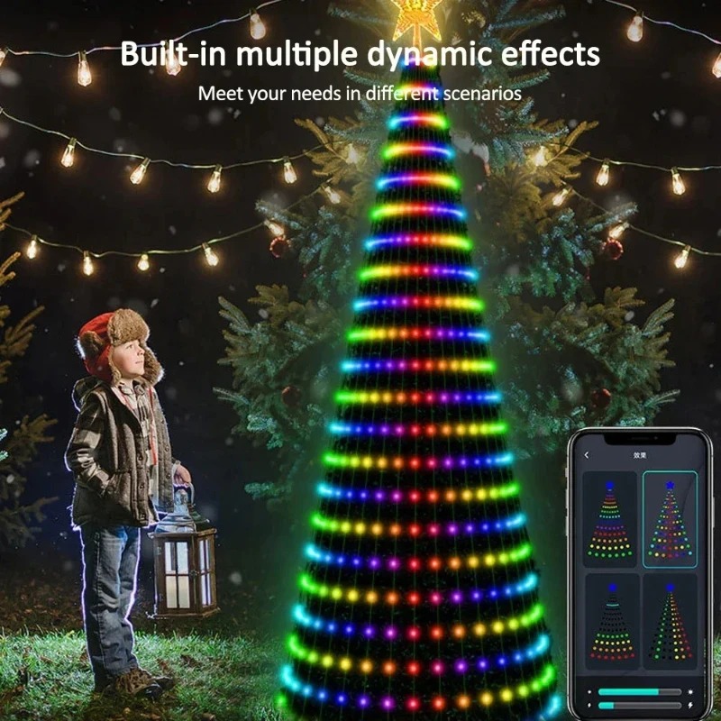 Lampu Pohon Bintang Natal RGB  - Home Decor App Free ulasan dan harga