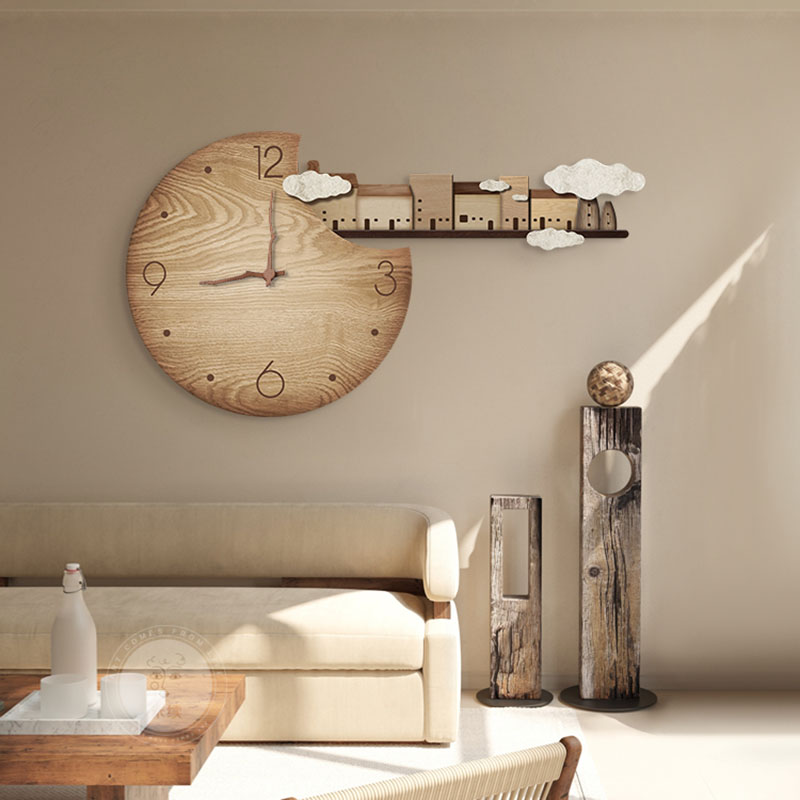 Jam Dinding Senyap Gaya Japand - Home Decor Japandi Style ulasan dan harga