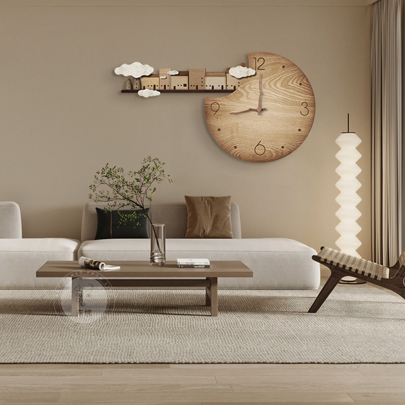 Jam Dinding Senyap Gaya Japand - Home Decor Japandi Style ulasan dan harga