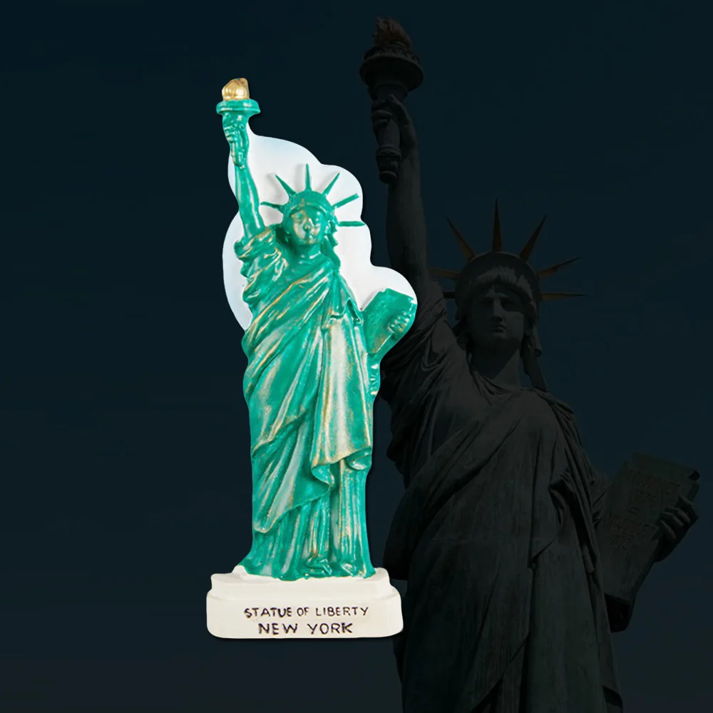Amerika Patung Liberty 3D Kulk - Home Decor Usa ulasan dan harga