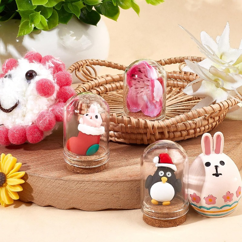 20 set Glass Cloche Dome Mini  - Terrarium Glass Bottle ulasan dan harga