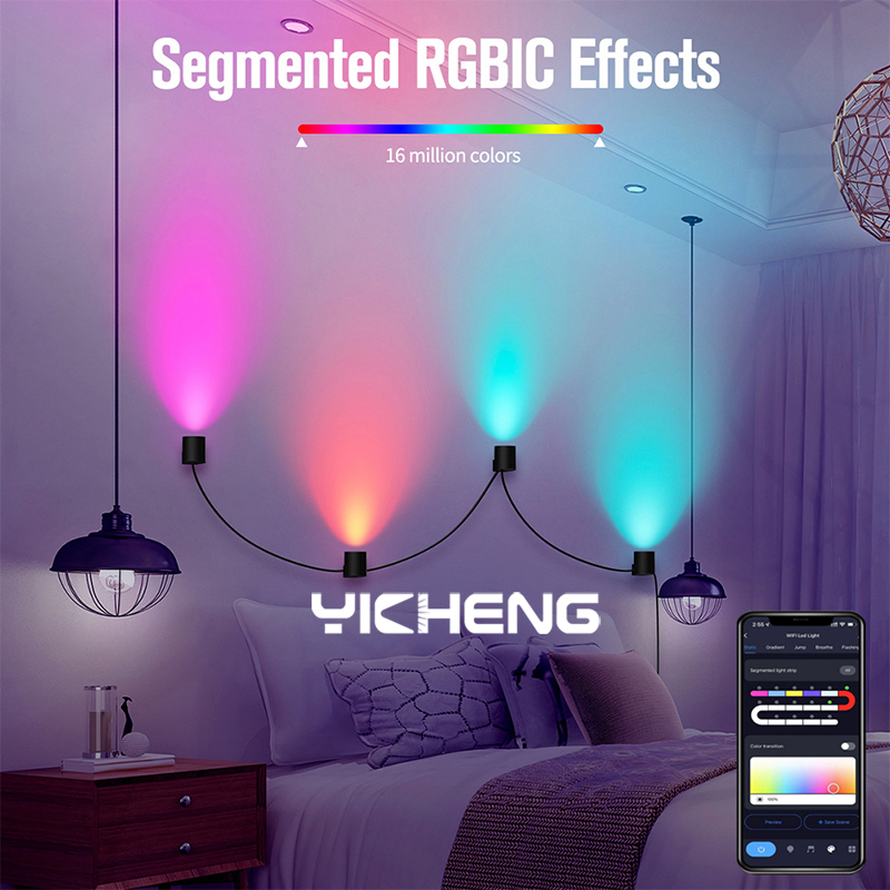 RGBIC lampu dinding pintar apl - Home Decor App Free ulasan dan harga