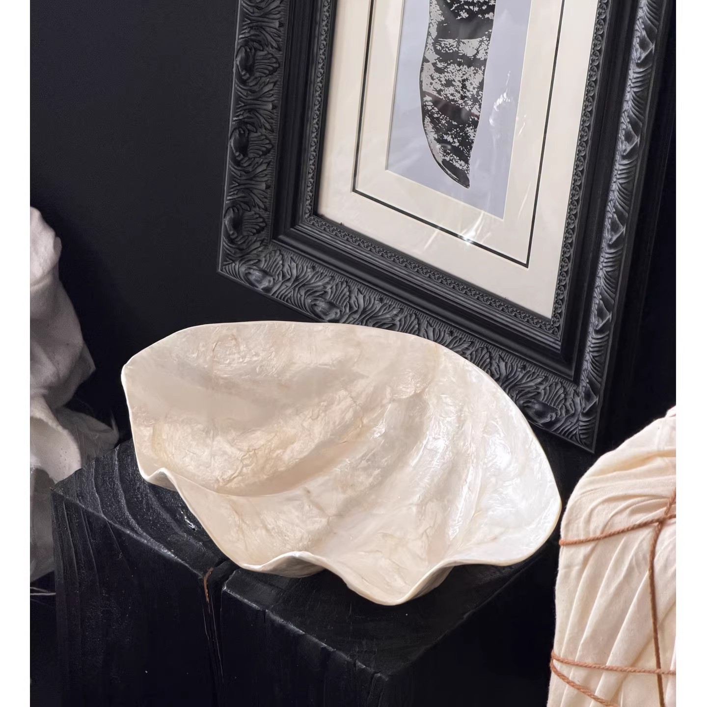 Baki Cangkang Kerang Simulasi, - Ceramic Trinket Dish ulasan dan harga