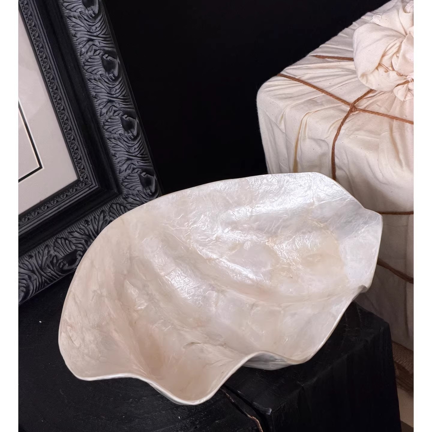 Baki Cangkang Kerang Simulasi, - Ceramic Trinket Dish ulasan dan harga
