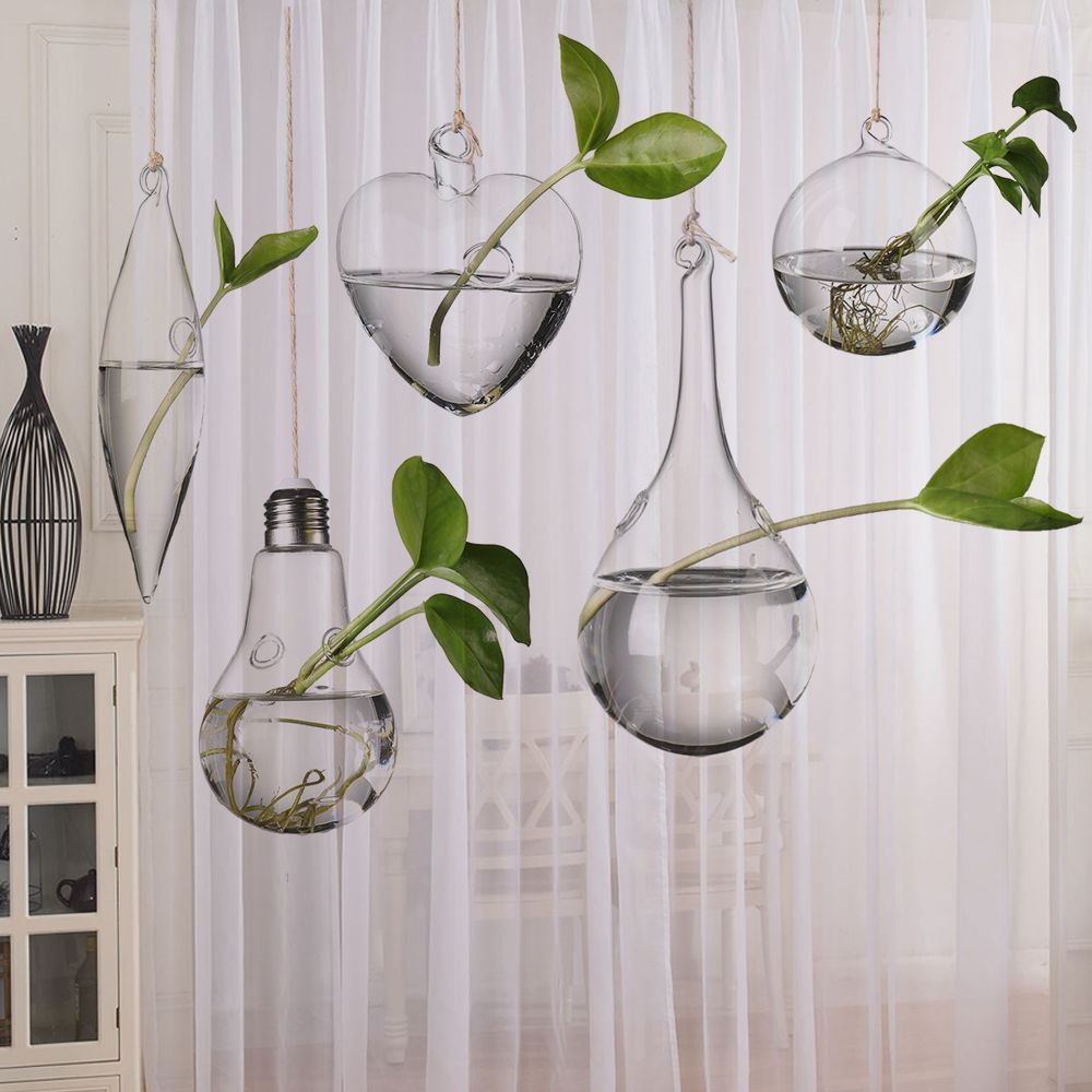 Vas Kaca Gantung Kreatif Vas T - Terrarium Glass Bottle ulasan dan harga