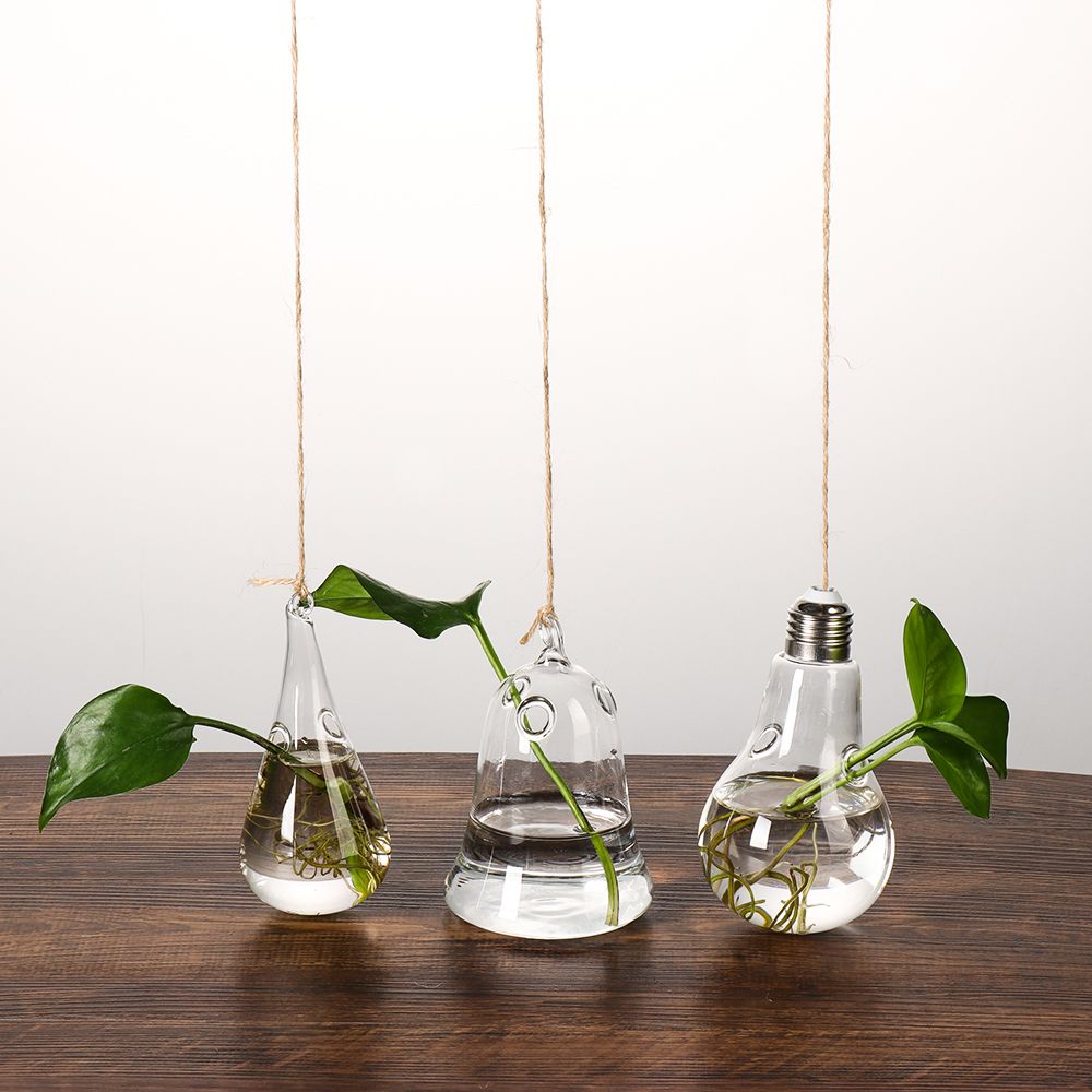 Vas Kaca Gantung Kreatif Vas T - Terrarium Glass Bottle ulasan dan harga