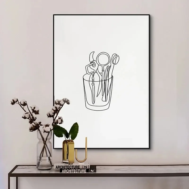 Lukisan Kanvas Seni Dinding Ga - Home Decor Minimal ulasan dan harga