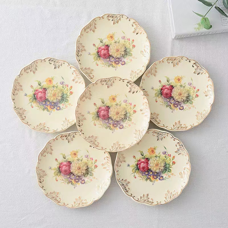 Bunga Mawar Yang Dilukis denga - Ceramic Trinket Dish ulasan dan harga