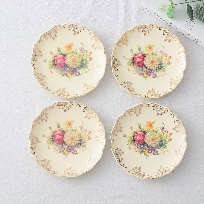 Bunga Mawar Yang Dilukis denga - Ceramic Trinket Dish ulasan dan harga