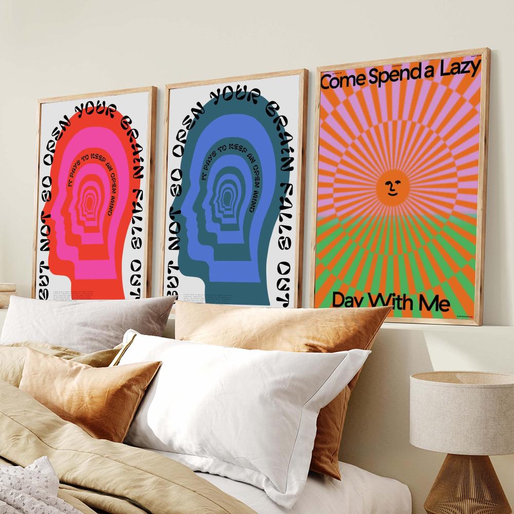 Lukisan Kaligrafi Gaya Japandi - Home Decor Japandi Style ulasan dan harga