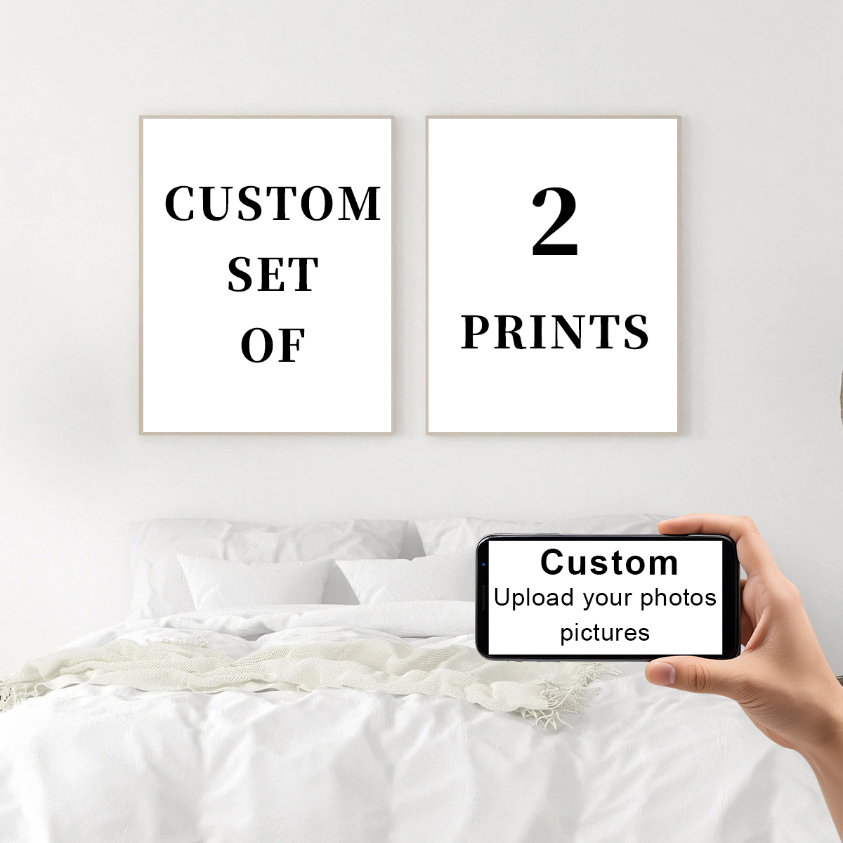 2 Buah/Set Poster Pribadi Seni - Home Decor Wall Pictures ulasan dan harga