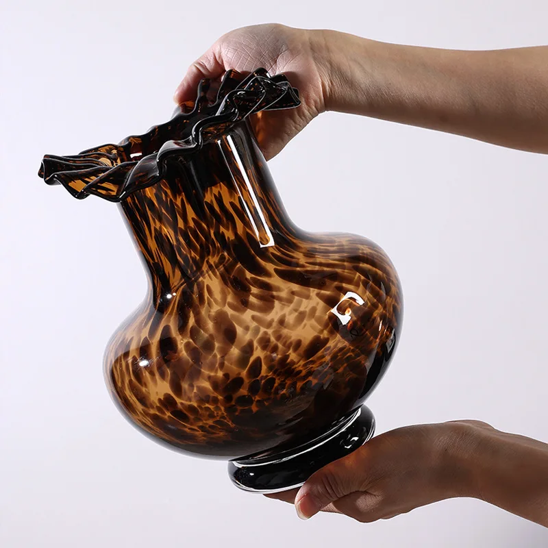 Vas Kaca Kreatif Motif Leopard - Terrarium Glass Bottle ulasan dan harga