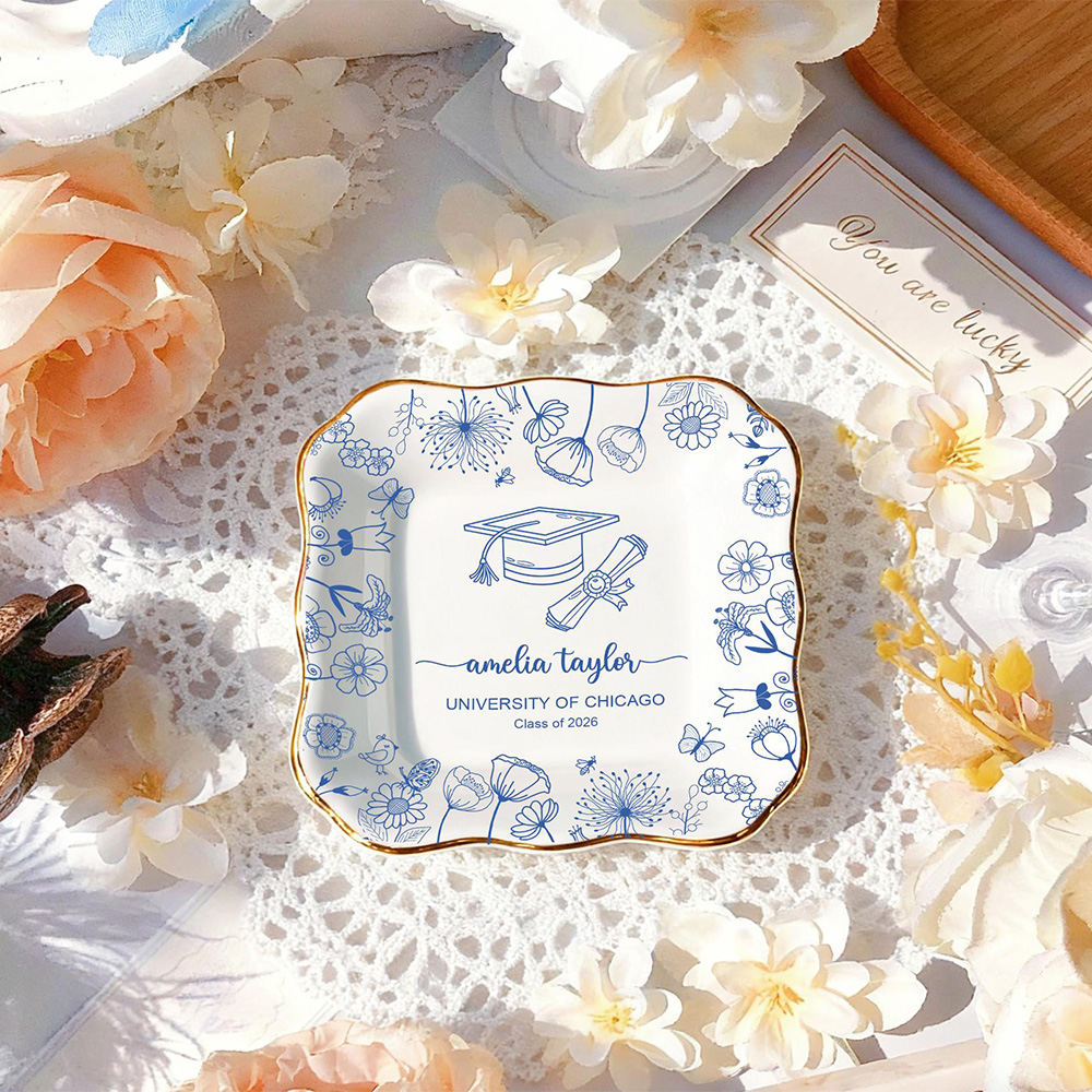 Tempat Perhiasan Foto Sahabat  - Ceramic Trinket Dish ulasan dan harga
