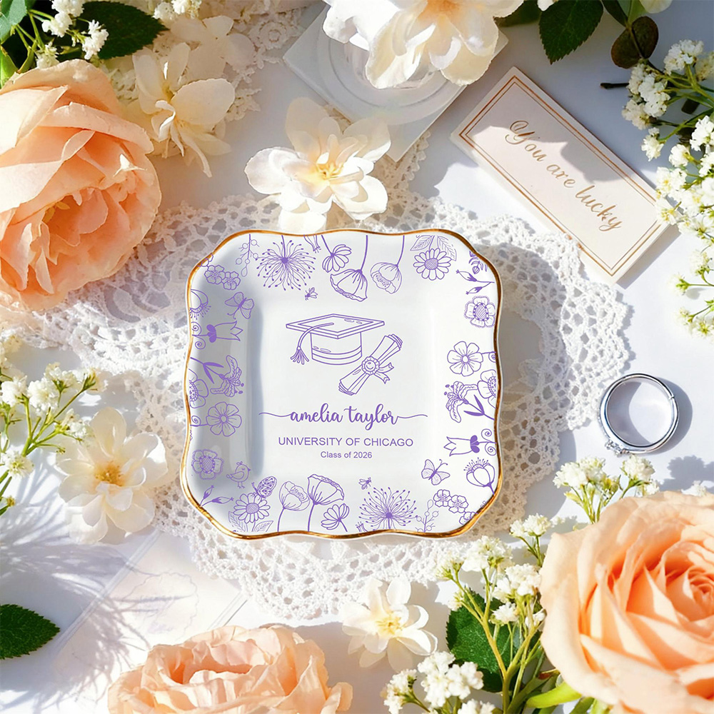 Tempat Perhiasan Foto Sahabat  - Ceramic Trinket Dish ulasan dan harga