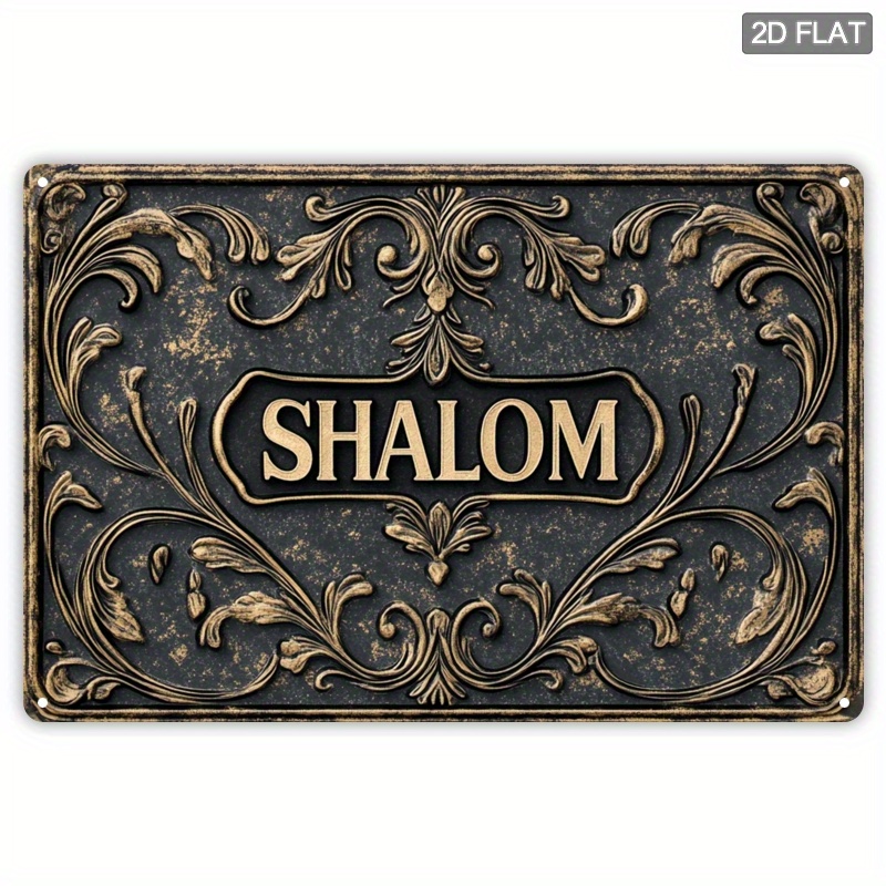CIFBUY Vintage Shalom Aluminiu - Home Decor You ulasan dan harga