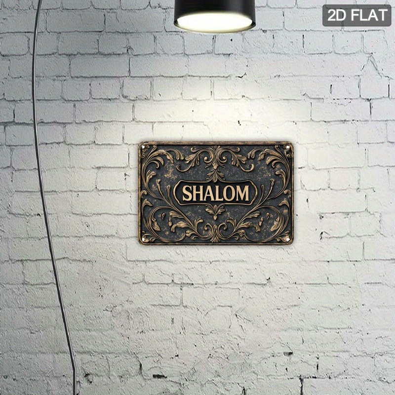 CIFBUY Vintage Shalom Aluminiu - Home Decor You ulasan dan harga
