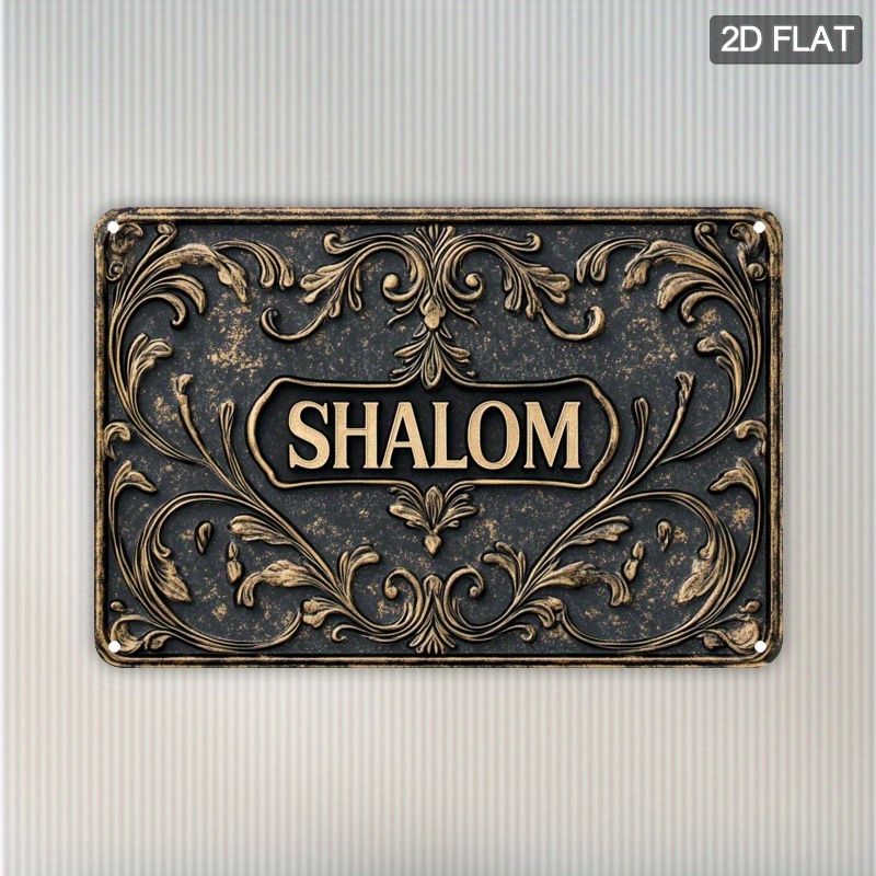 CIFBUY Vintage Shalom Aluminiu - Home Decor You ulasan dan harga