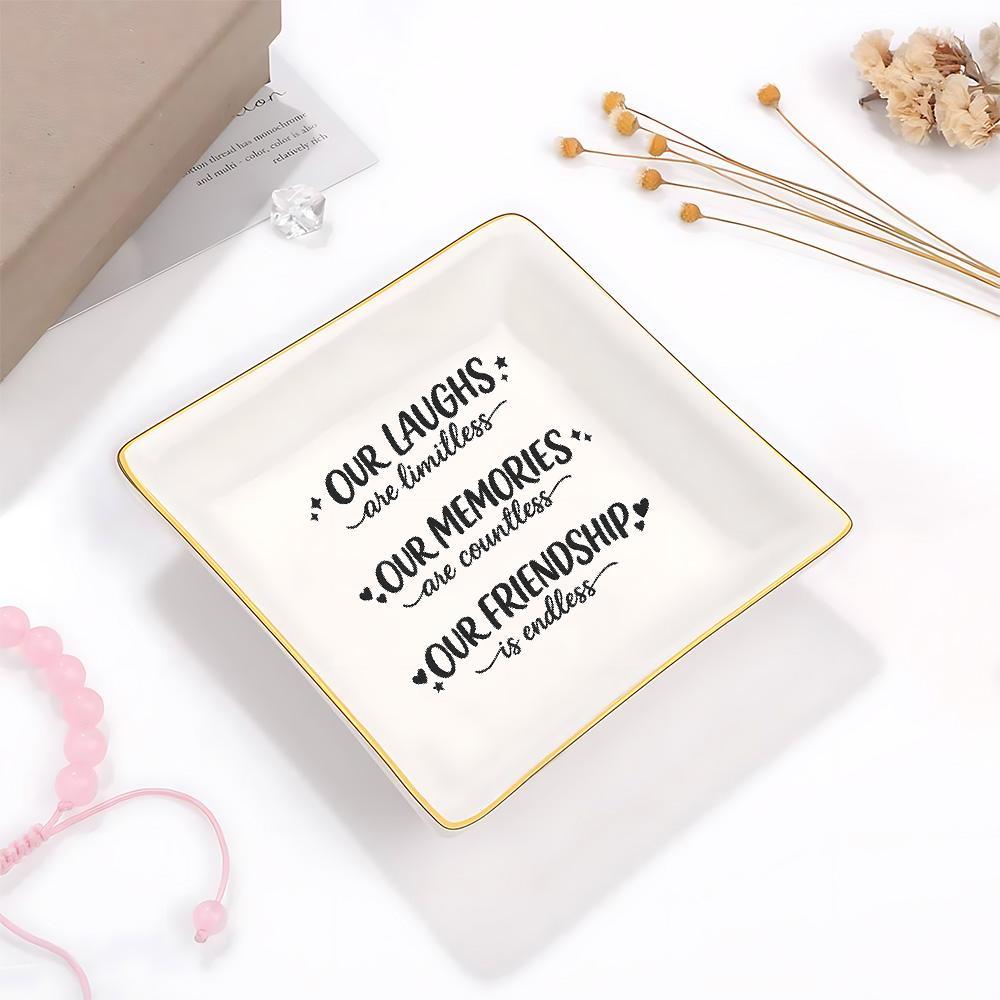 Tempat Perhiasan dengan Kutipa - Ceramic Trinket Dish ulasan dan harga
