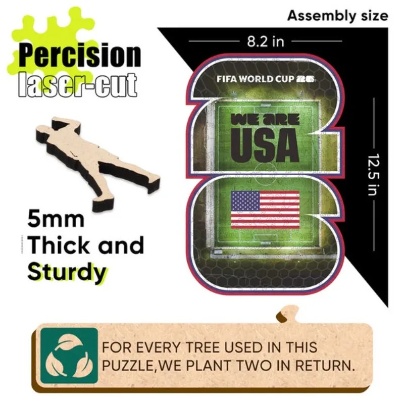 Puzzle Kayu Piala Dunia FIFA u - Home Decor Usa ulasan dan harga