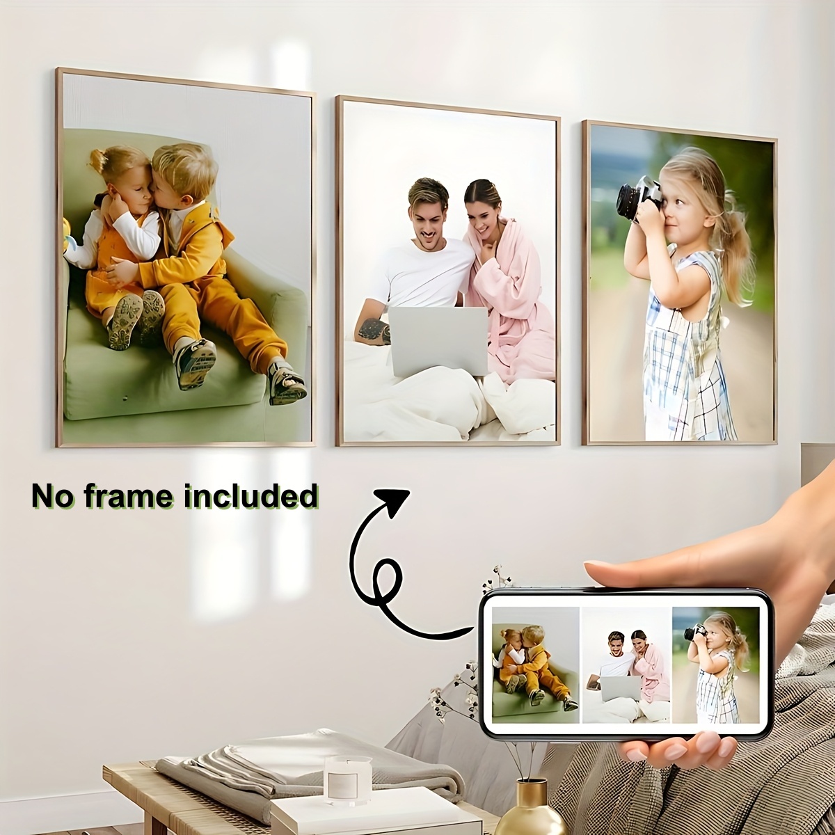 Kustomisasi 3 foto apa pun yan - Home Decor Wall Pictures ulasan dan harga