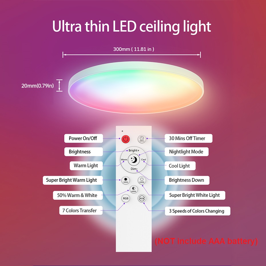 Lampu Langit-langit Pintar LED - Home Decor App Free ulasan dan harga